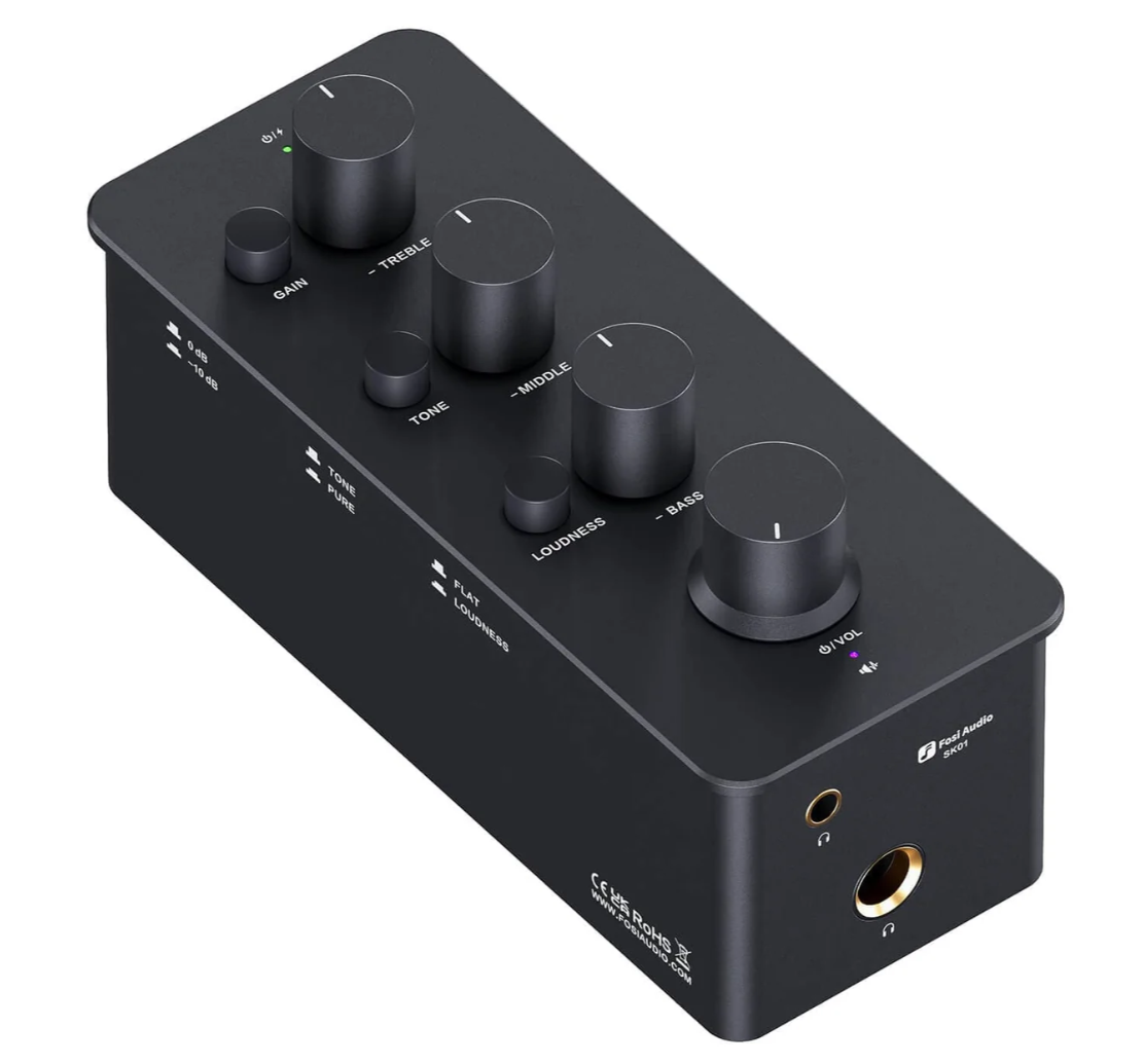 Fosi Audio SK01 Headphone Amplifier Equalizer