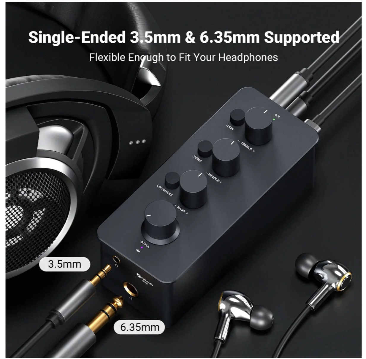 Fosi Audio SK01 Headphone Amplifier Equalizer