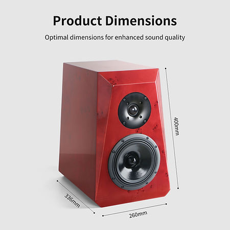 Poseidon two-frequency bookshelf speaker