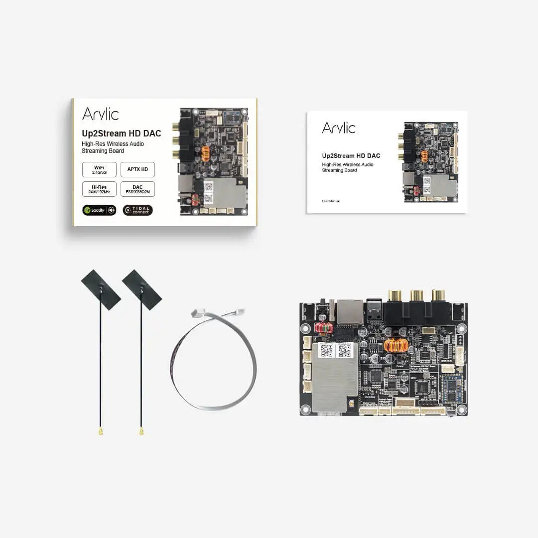 Up2Stream HD DAC High-Res Audio Streaming Board with Airplay 2
