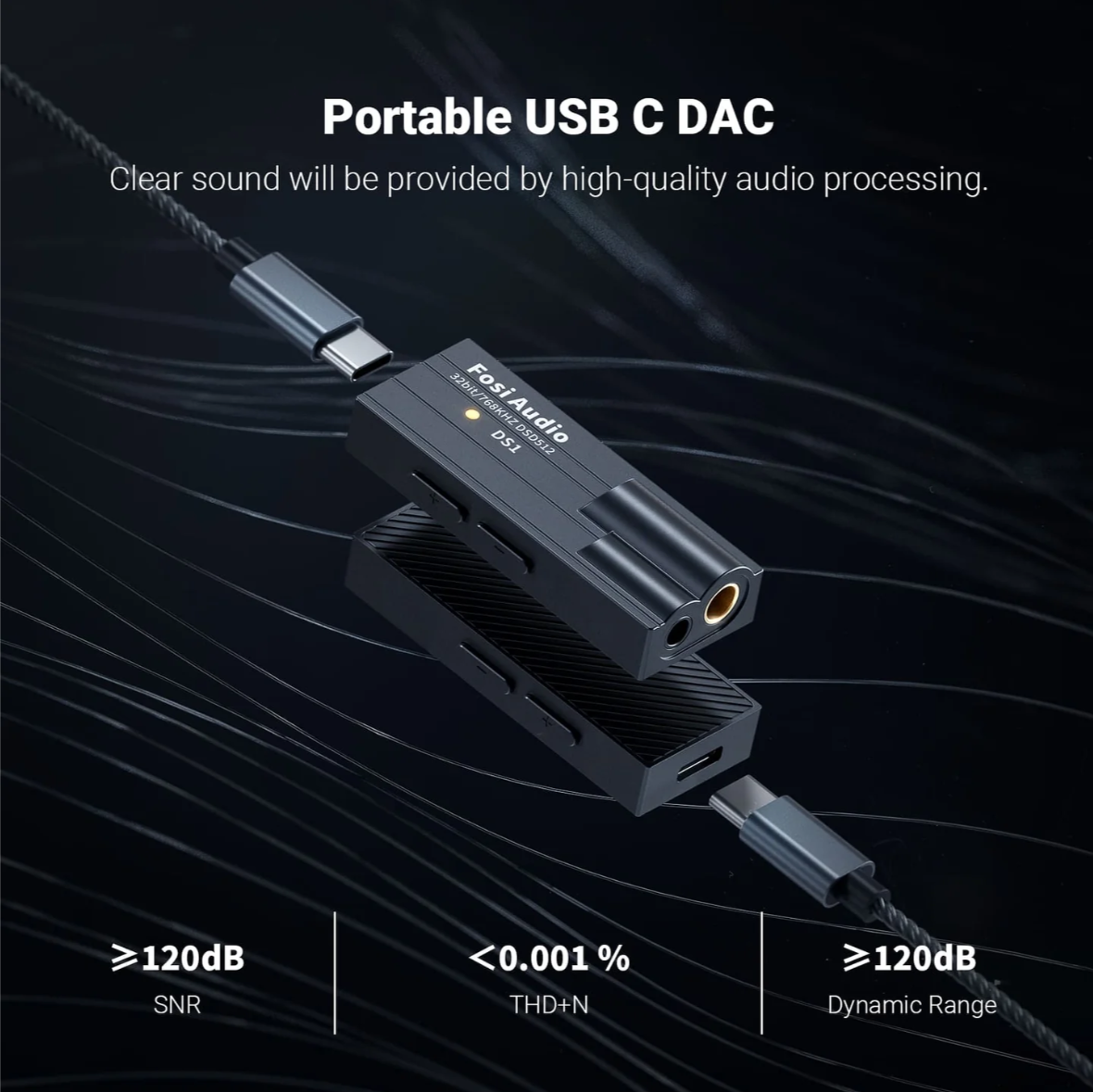 Fosi Audio DS1 DAC Headphone Amplifier