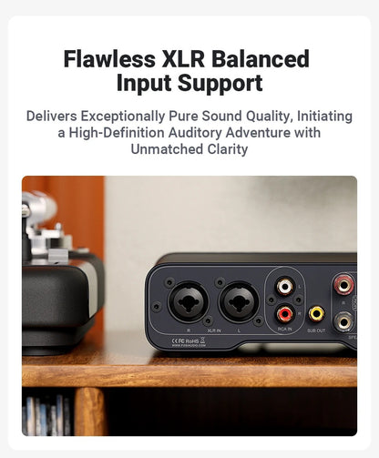 Fosi Audio ZA3 Class D HiFi Stereo Amplifier with XLR/RCA Inputs