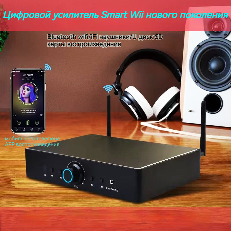 Emiuzek WA80 WiFi/Bluetooth HiFi Smart Amplifier