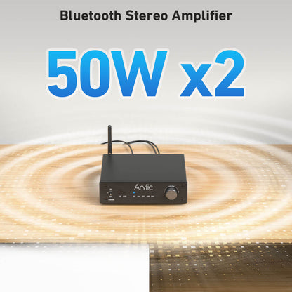 Arylic B50 SE Bluetooth 50W x 2 Audio Amplifier Receiver