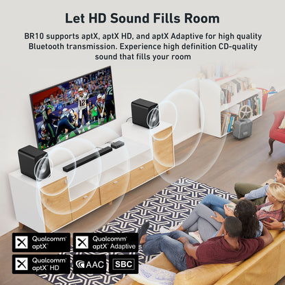 Arylic BR10 Wireless Bluetooth Audio Hub with Remote Control