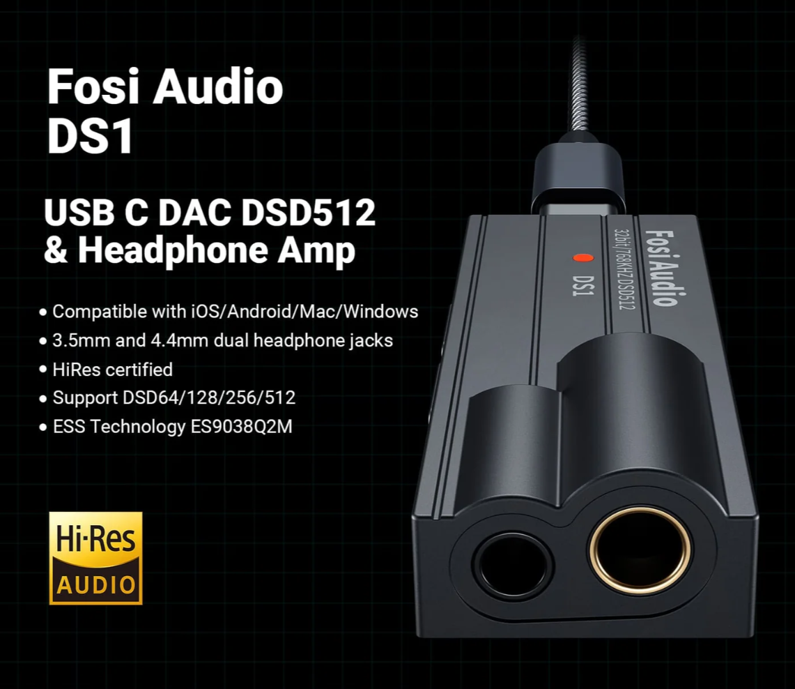 Fosi Audio DS1 DAC Headphone Amplifier