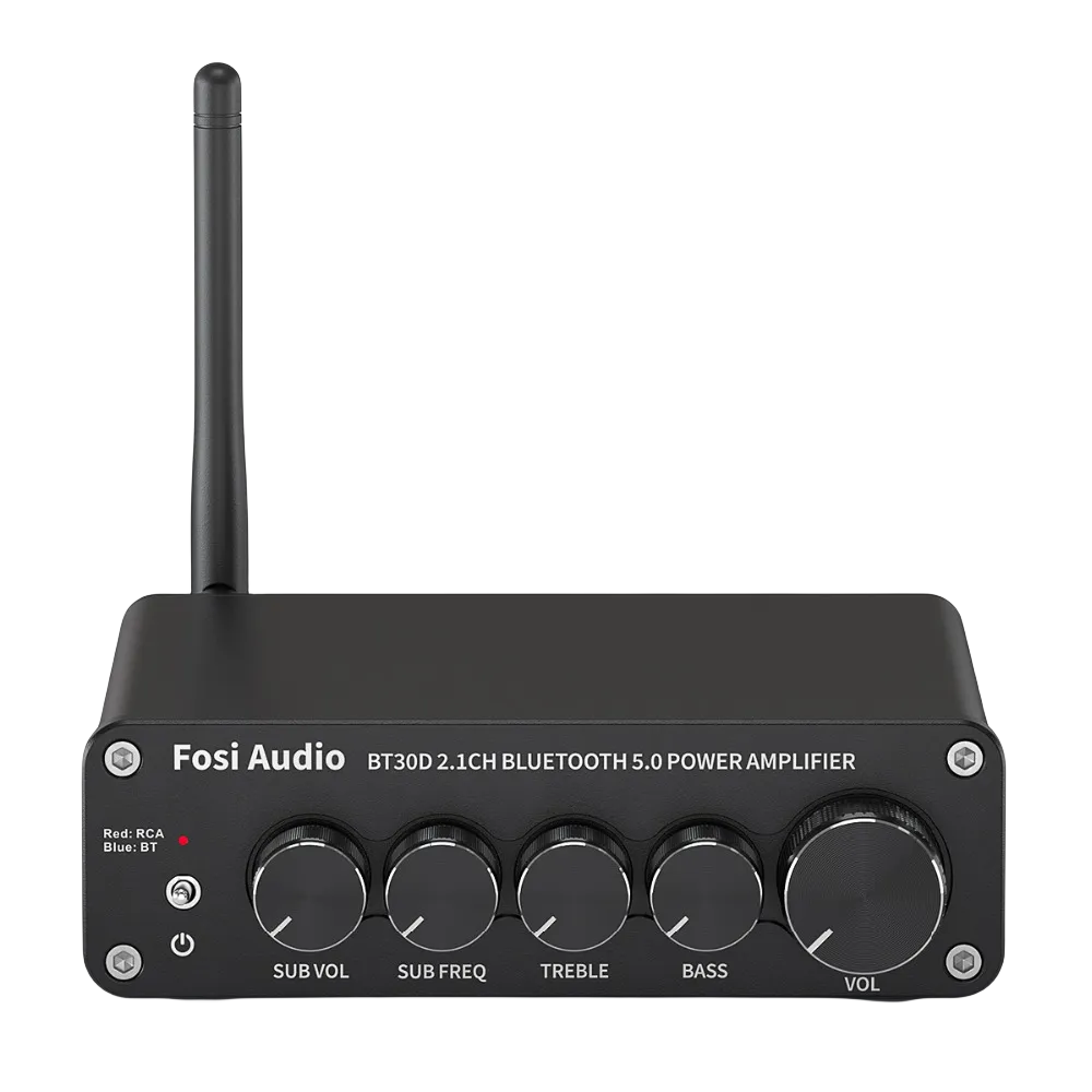 Fosi Audio BT30D 2.1 Channel Bluetooth Amplifier with Subwoofer Support