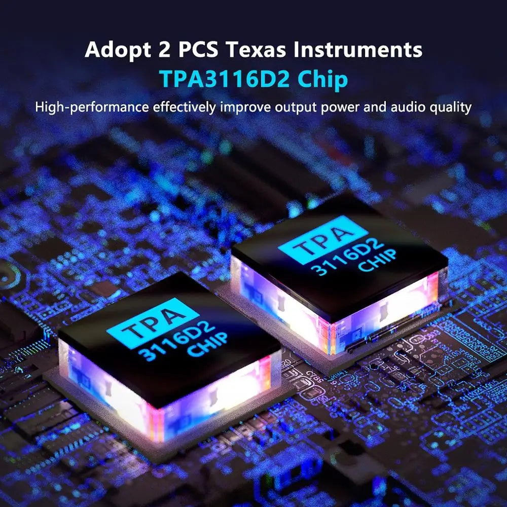 Fosi Audio BT30D 2.1 Channel Bluetooth Amplifier with Subwoofer Support