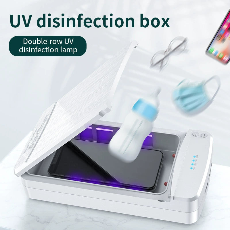 UV Light Sanitizer - Cell Phone Sanitizer Cleaner Box for Smartphone iPhone