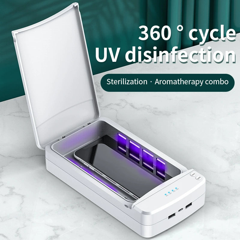 UV Light Sanitizer - Cell Phone Sanitizer Cleaner Box for Smartphone iPhone